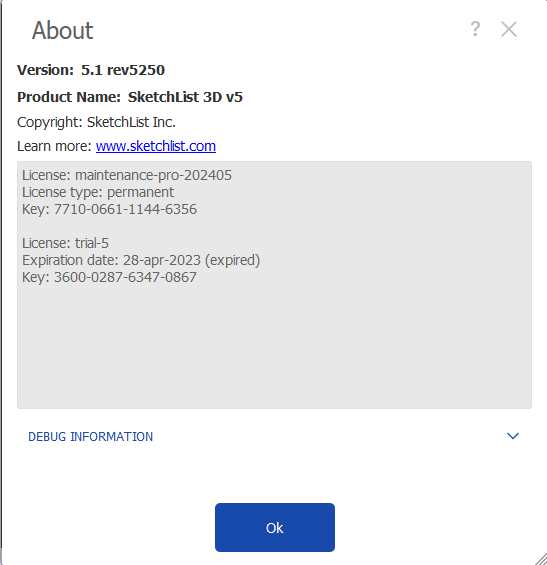 How to locate project file - About Section 2 