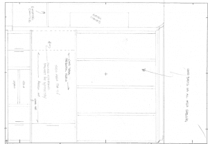 Furniture CAD - hand sketch